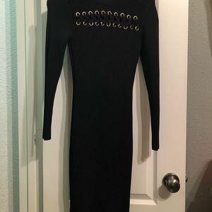 XS Black Michael Kors Body Con Dress